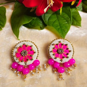 sabyasachi inspired leopard print earrings