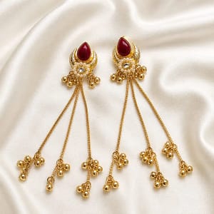 maroon khashimiri jhumkas ime 02
