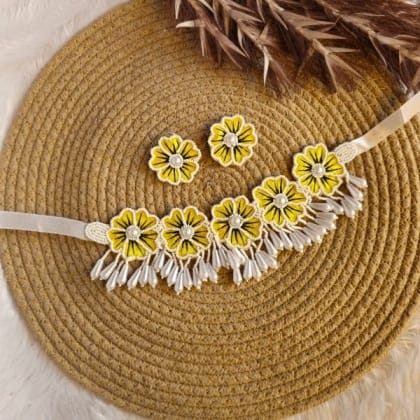 bandhani maroon necklace set bandhani maroon necklace set