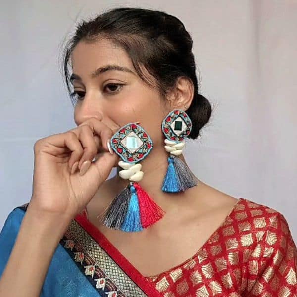 boho chic mirror earrings boho chic mirror earrings