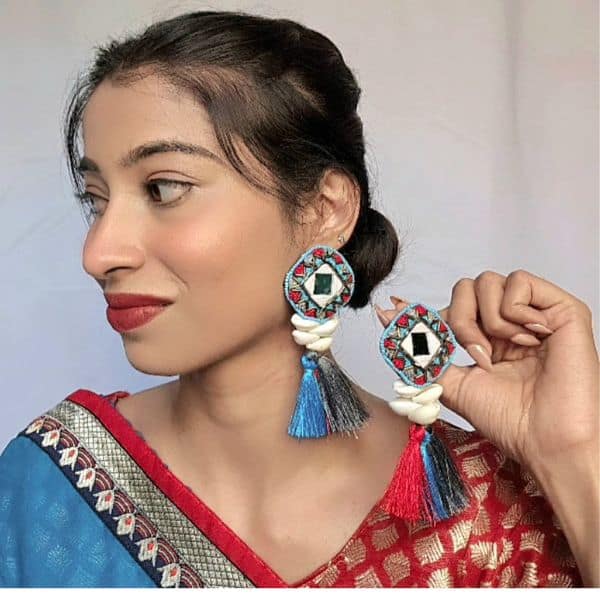 boho chic mirror earrings boho chic mirror earrings