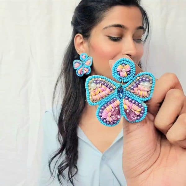 sabyasachi inspired leopard print earrings sabyasachi inspired leopard print earrings