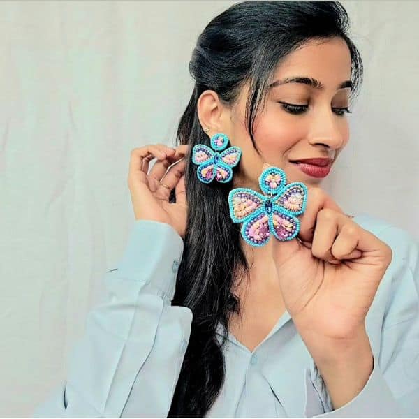 sabyasachi inspired leopard print earrings sabyasachi inspired leopard print earrings